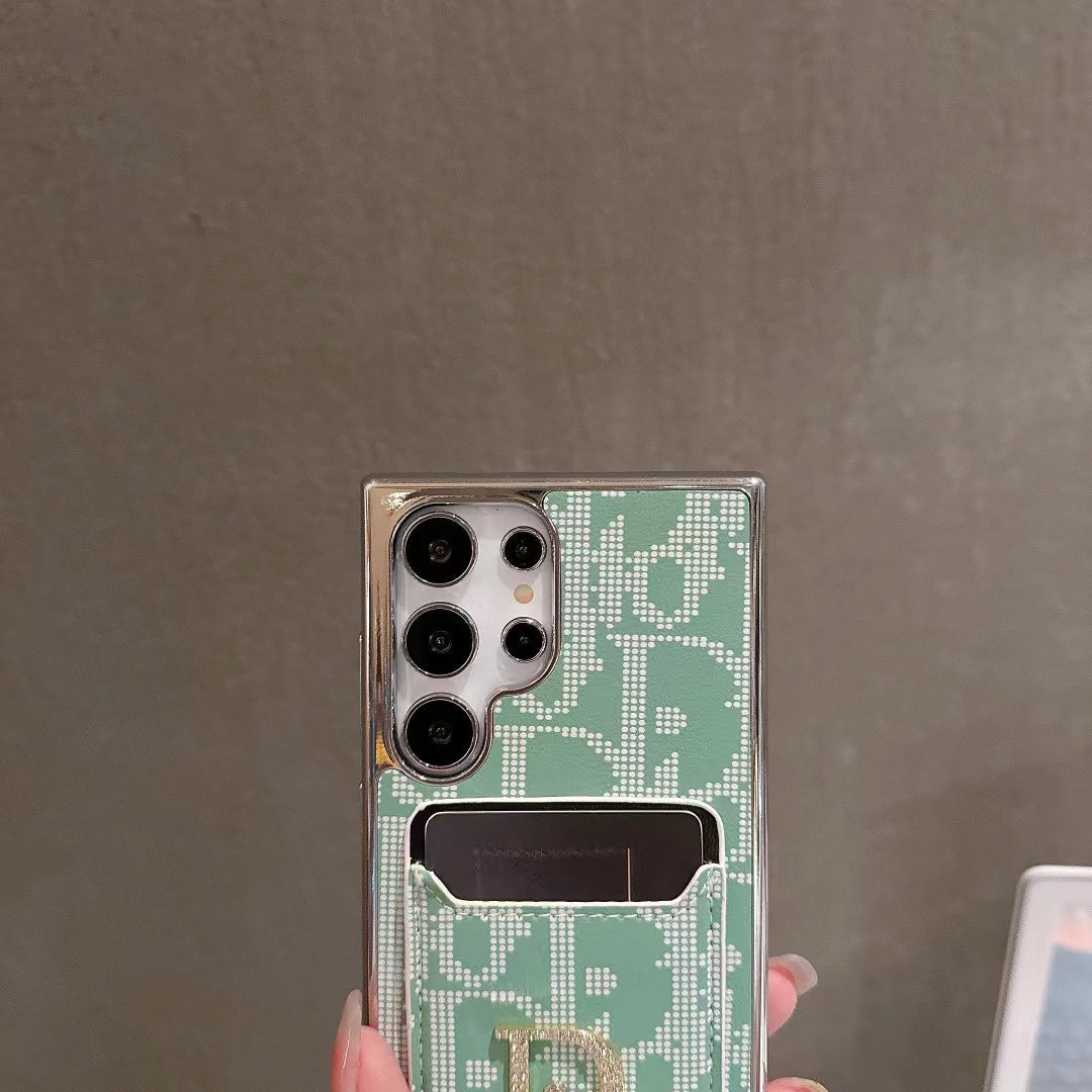 Elegáns, ikonikus divatos Samsung tok kártyatartó zsebbel