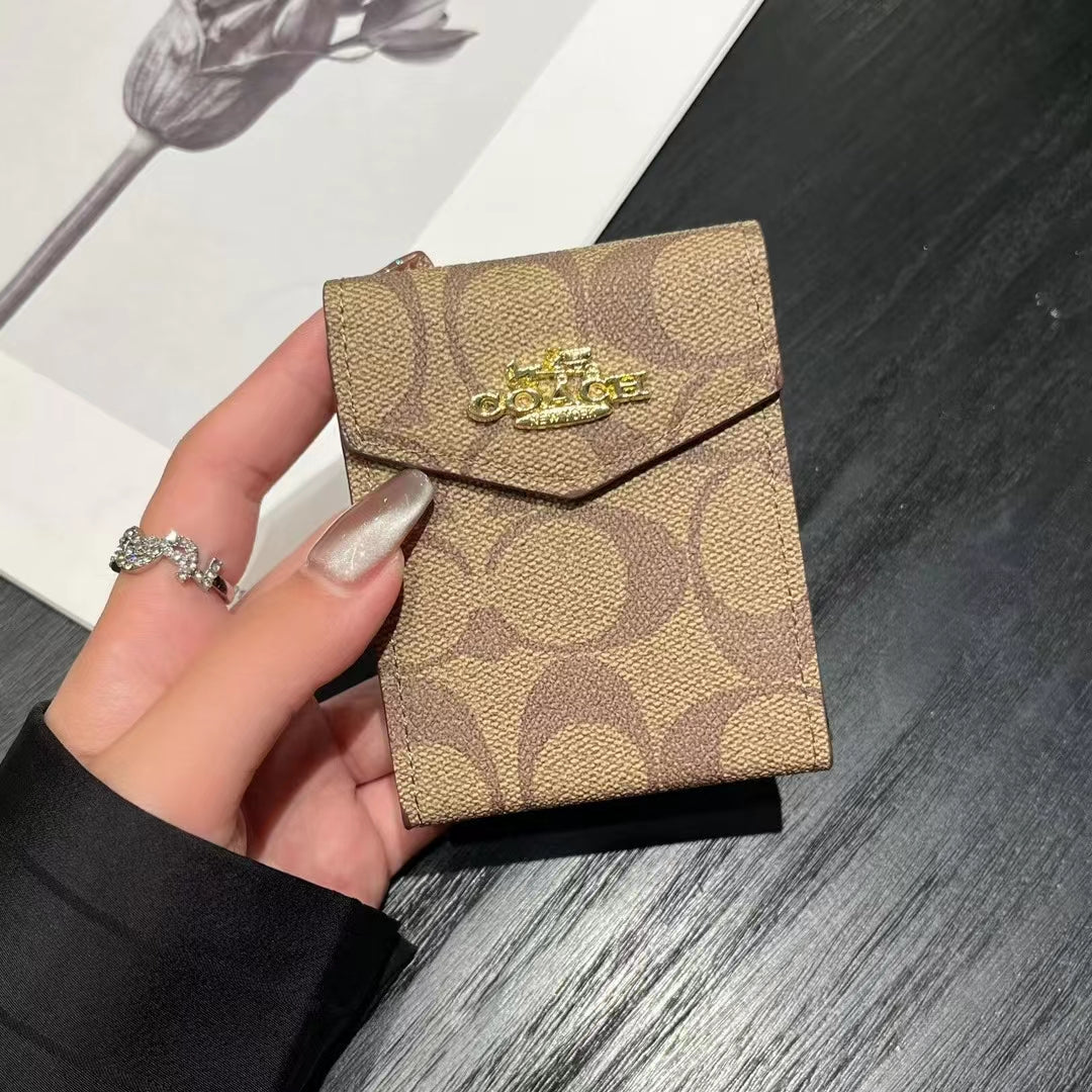 Luksus MK & CO-inspirert Monogram Card Holder lommebøker