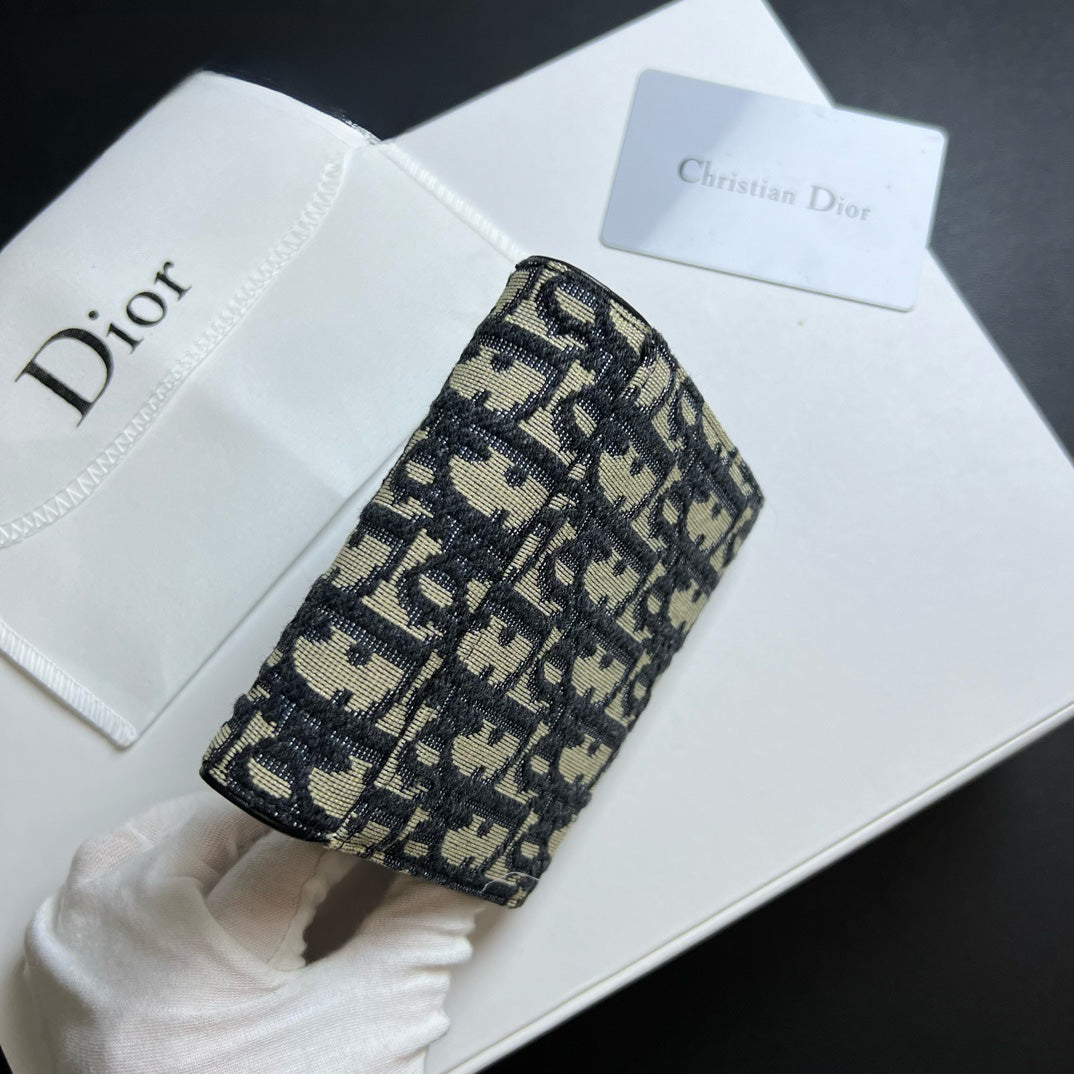 Klasszikus jacquard mini pénztárca