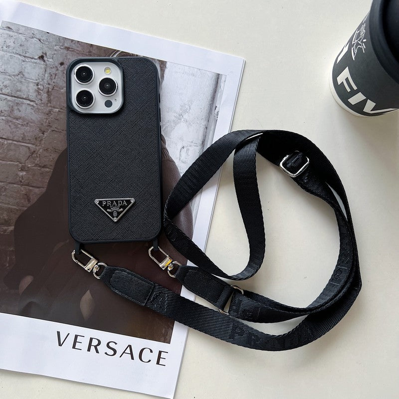 Cás iPhone Leathar Só Crossbody