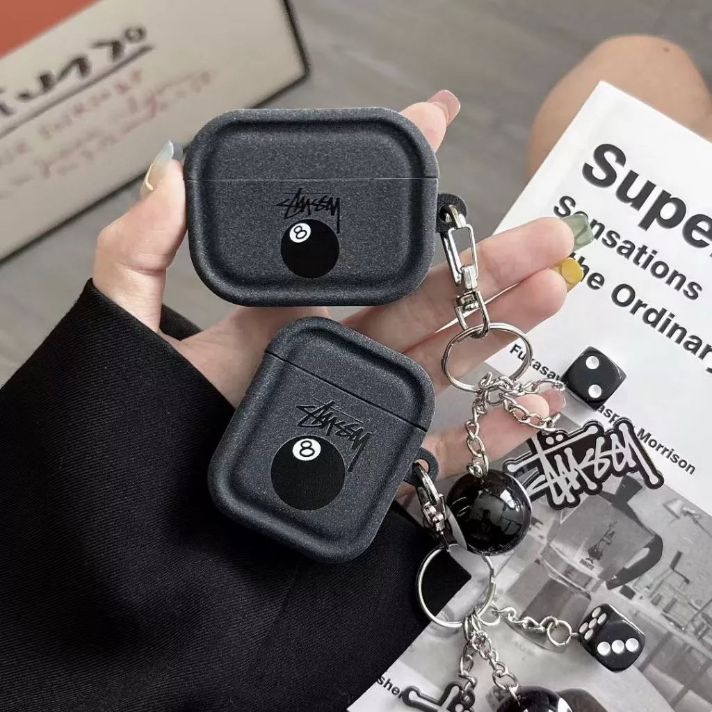 Θήκη AirPods με 8 μπάλες με μπρελόκ