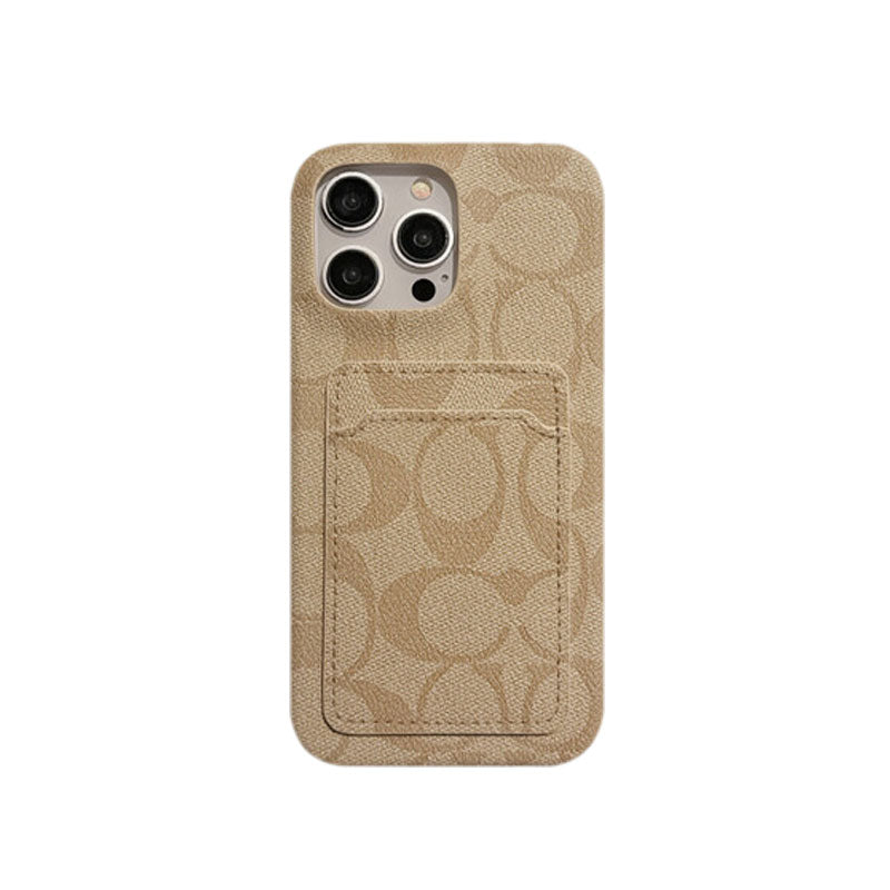 Klasszikus klasszikus iPhone tok kártyatartóval, fehér - JQB240330