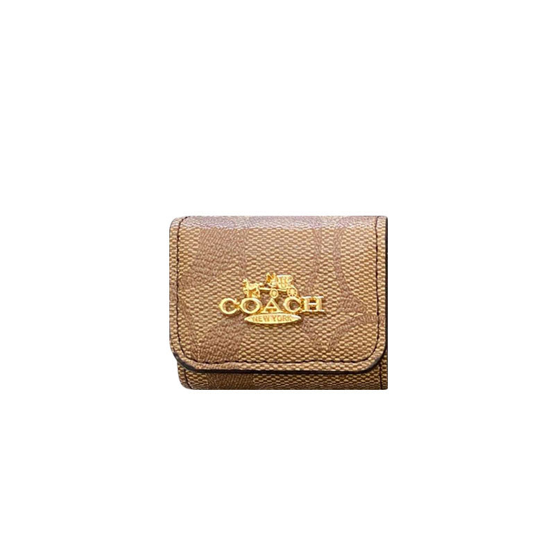 Luxury Coach AirPods deksler Lysebrun-LGK240425