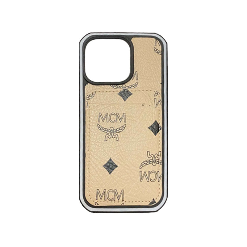 Cás MCM iPhone Le Sealbhóir Cárta Buí-MCK240603