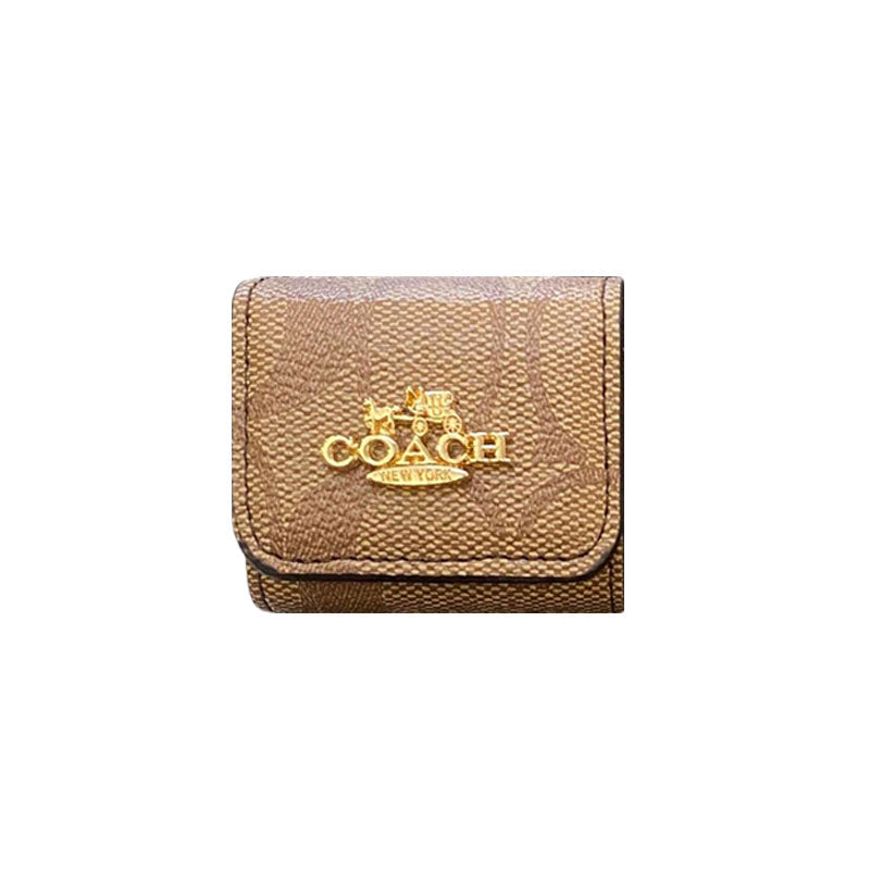 Luxury Coach AirPods deksler Lysebrun-LGK240425