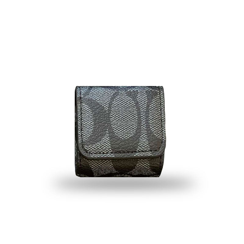 Luxury Coach AirPods deksler Svart-YH240425