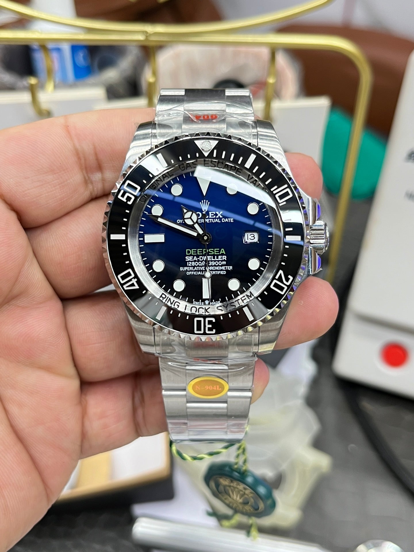 Relógio Automático de Mergulhador Deep Ocean