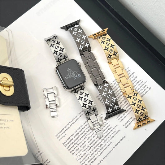 CORREA PARA APPLE WATCH DE METAL EN RELIEVE