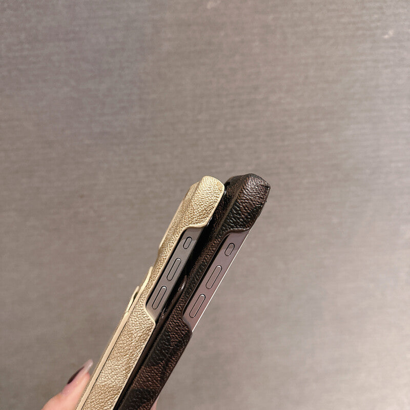 Klasszikus klasszikus iPhone tok kártyatartóval, fehér - JQB240330
