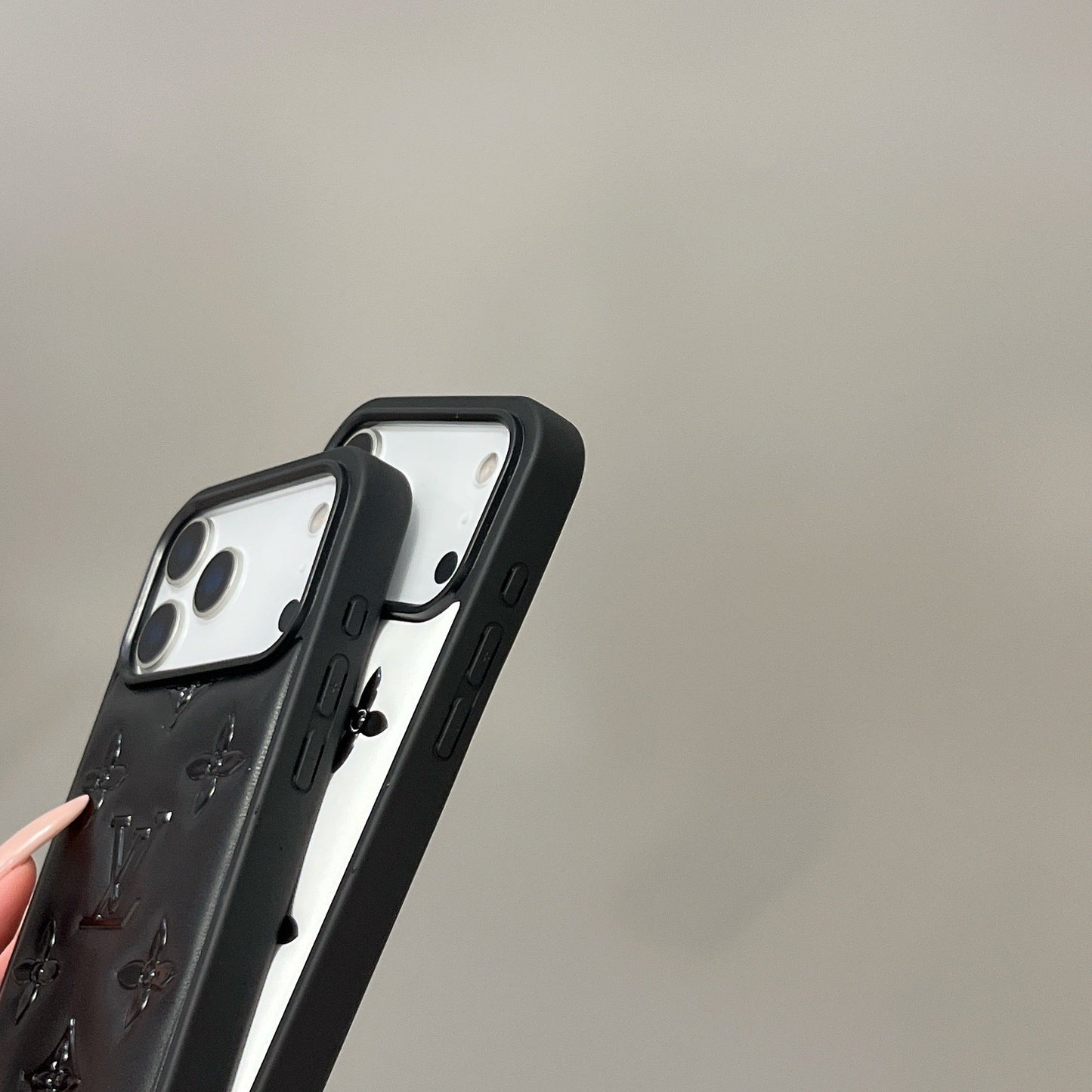 Luxe iPhone-hoesje met 3D-reliëfontwerp