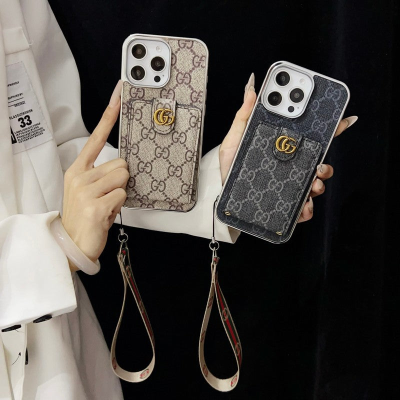 Premium θήκη για iPhone με αλυσίδα χειρός