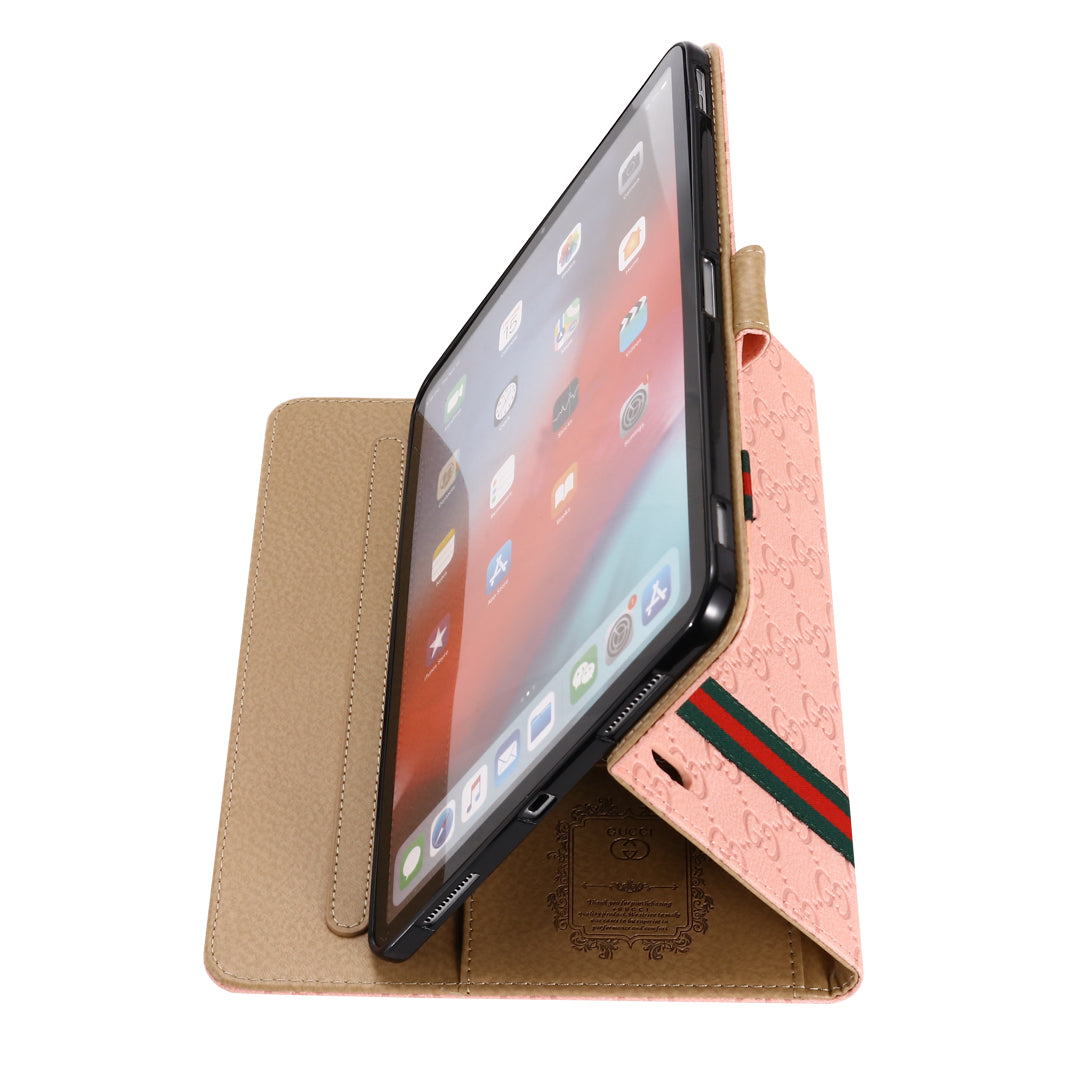 3D dombornyomott, kihajtható fedeles tok Apple iPad tokok állvány funkcióval