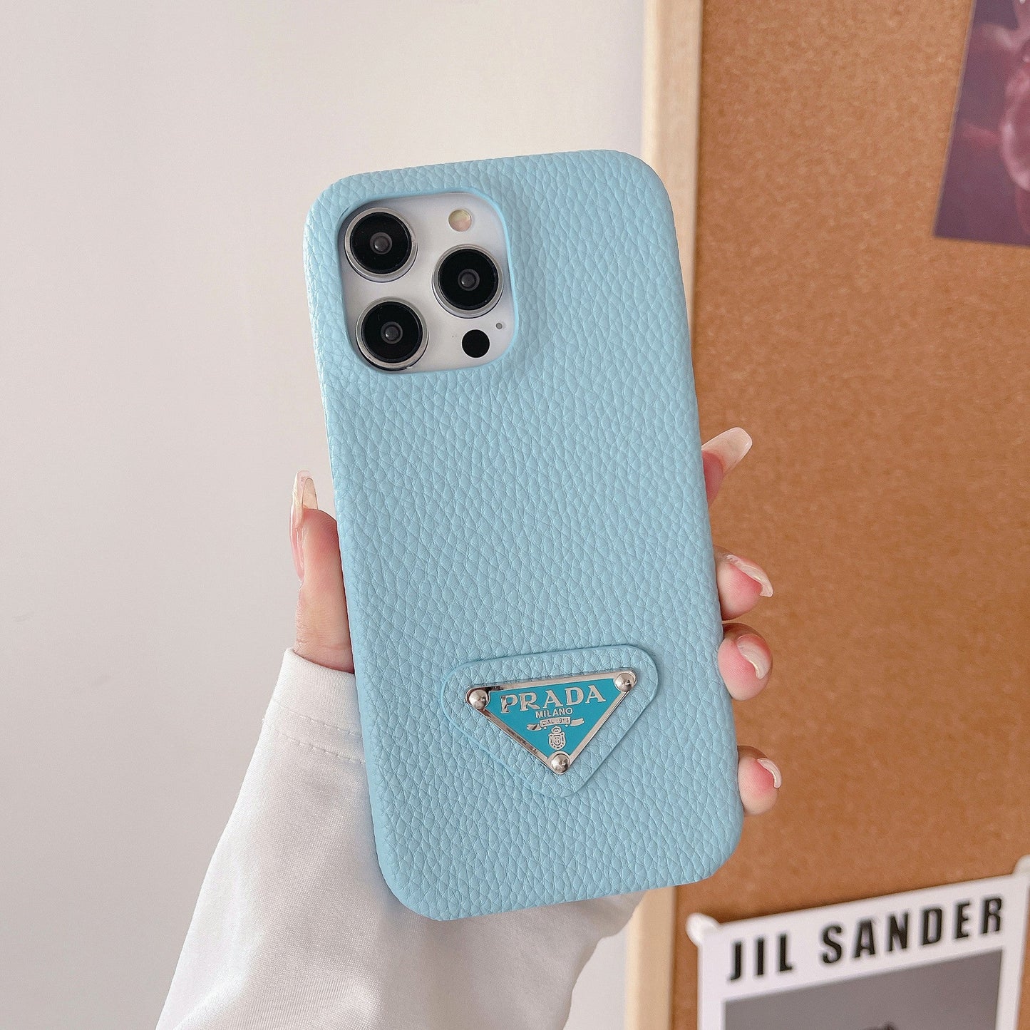 Funda de cuero de lujo para iPhone