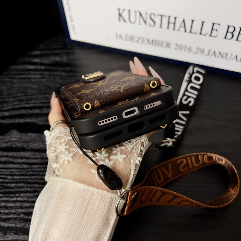 Cás iPhone Crossbody Dath Clasaiceach só