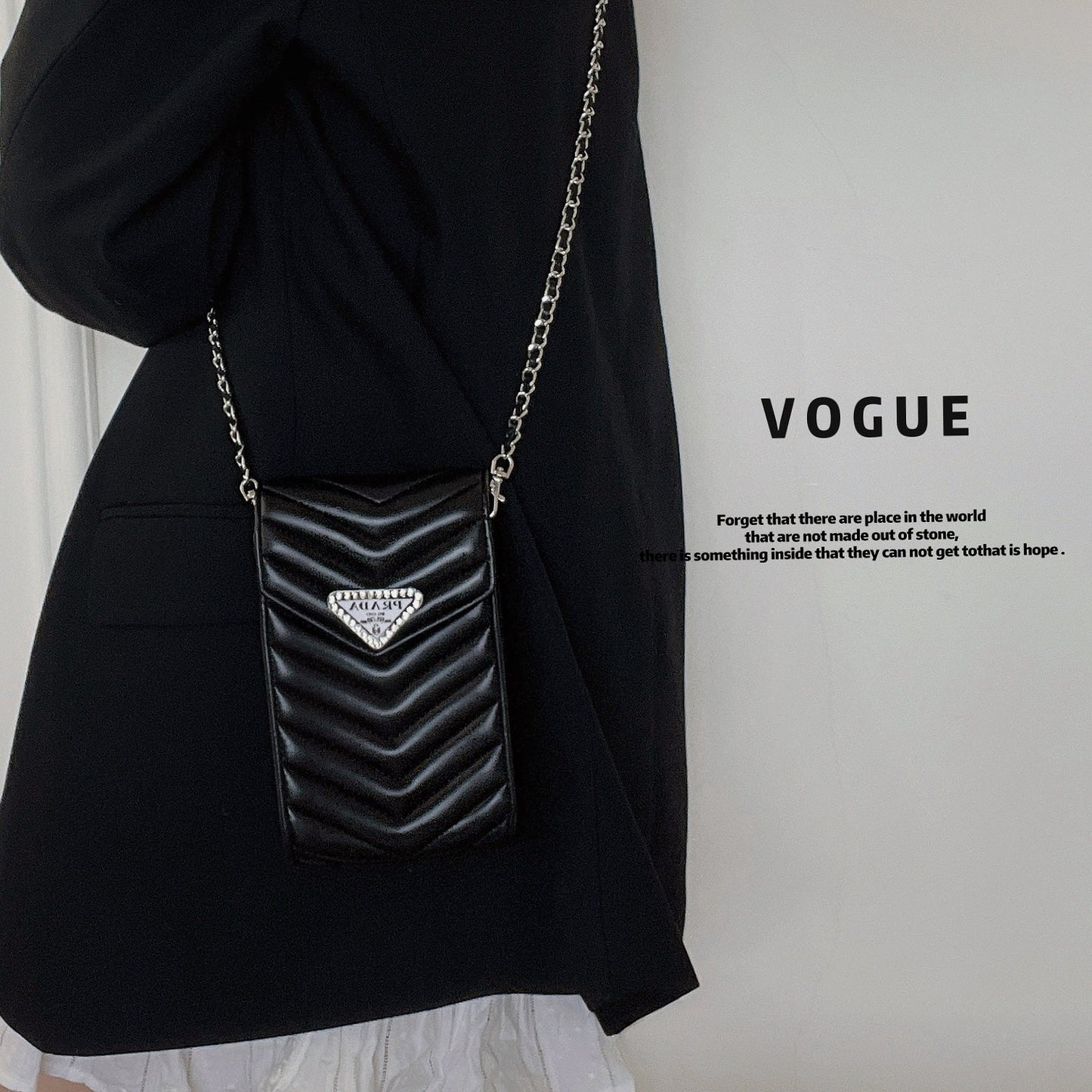 Δερμάτινη τσάντα τηλεφώνου Crossbody