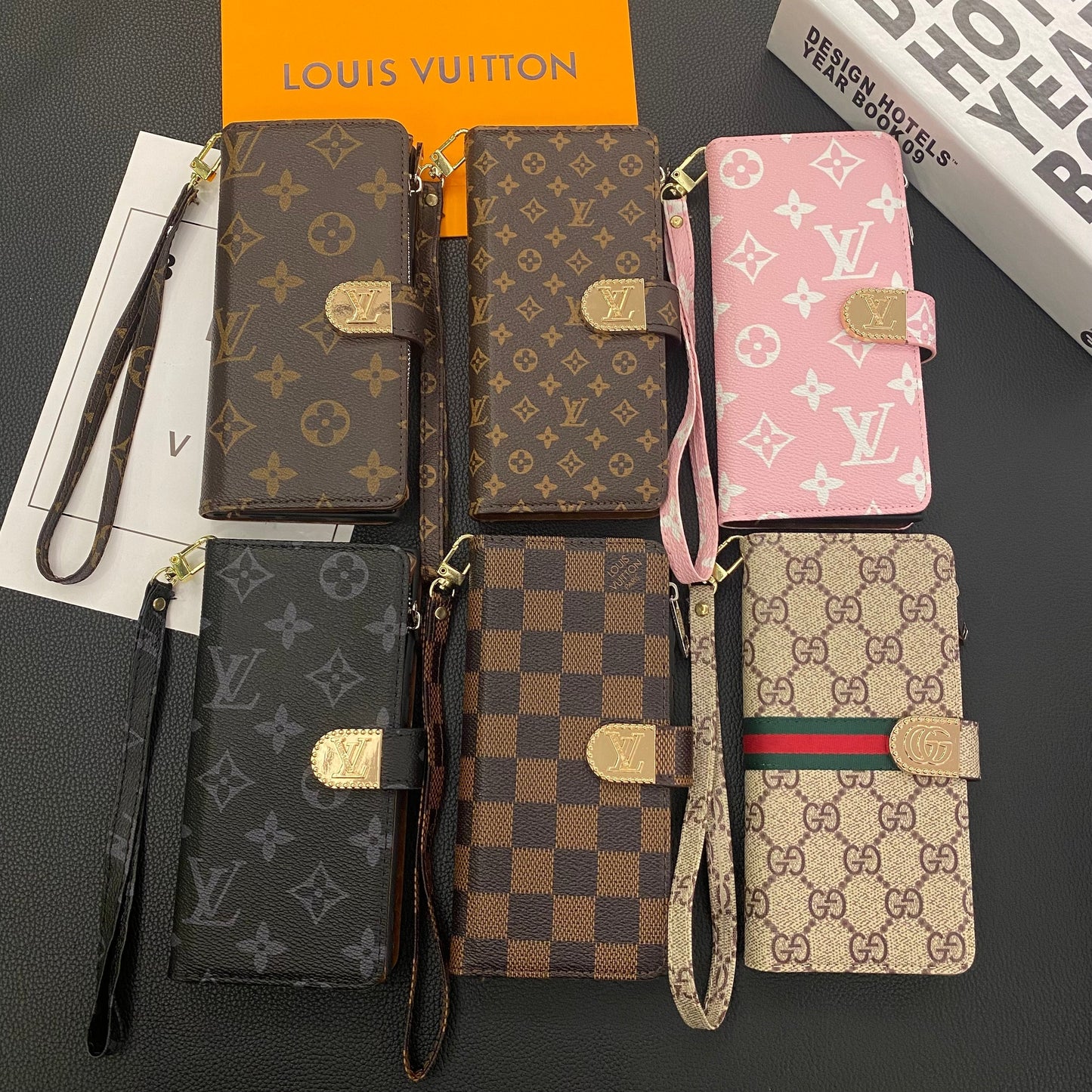 MONOGRAM CANVAS NAHKALOMPAKKO SAMSUNG PUHELINKOTELO