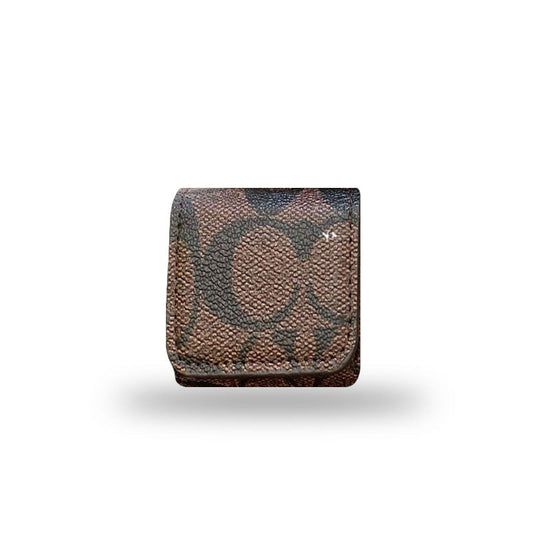 Fundas Luxury Coach para AirPods Marrón oscuro-YH240425