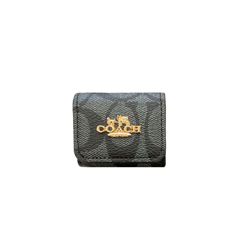 Luxury Coach AirPods deksler Lysebrun-LGK240425
