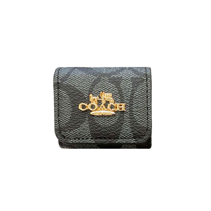 Luxury Coach AirPods deksler Lysebrun-LGK240425