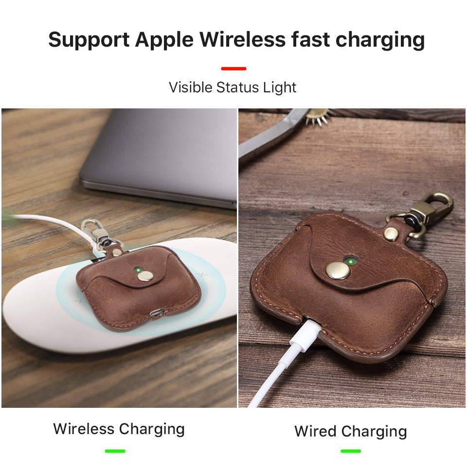 Γνήσια δερμάτινη θήκη AirPods Pro