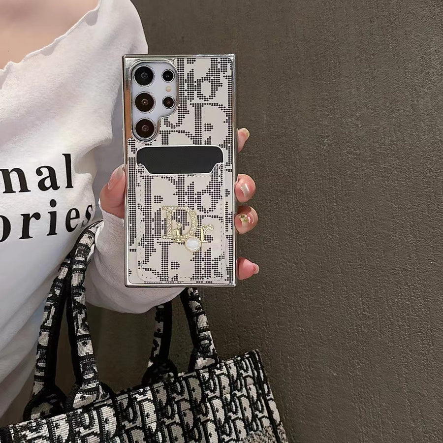 Chic Iconic Fashion Samsung-fodral med kortficka
