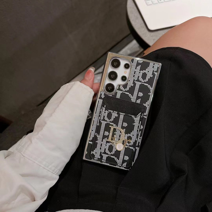 Chic Iconic Fashion Samsung-fodral med kortficka