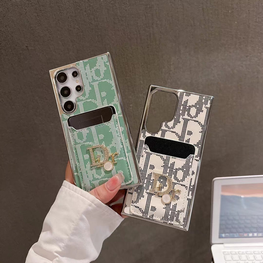 Chic Iconic Fashion Samsung-fodral med kortficka