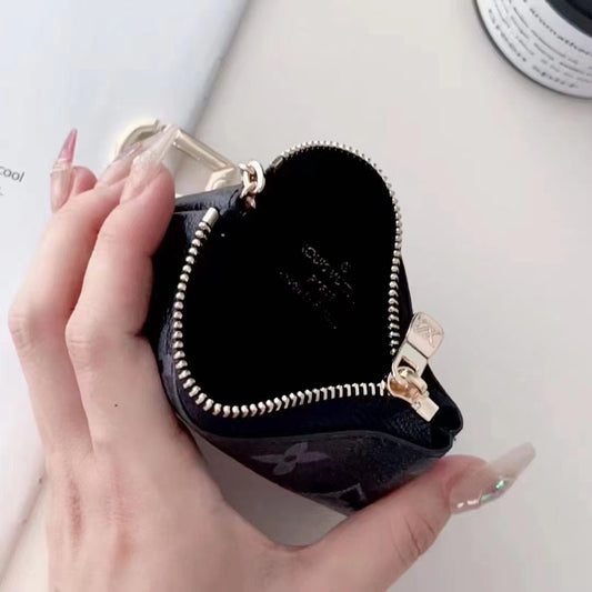 Συλλογή θήκης νομισμάτων Luxury -Inspired Monogram με κλιπ αλυσίδας
