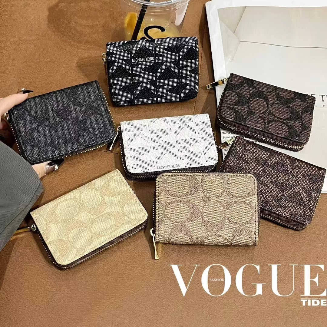 Luksus MK & CO-Inspired Zipper Wallet Collection
