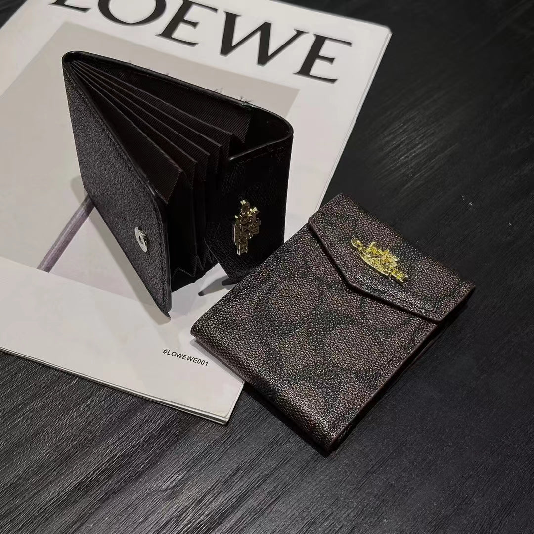 Luksus MK & CO-inspirert Monogram Card Holder lommebøker