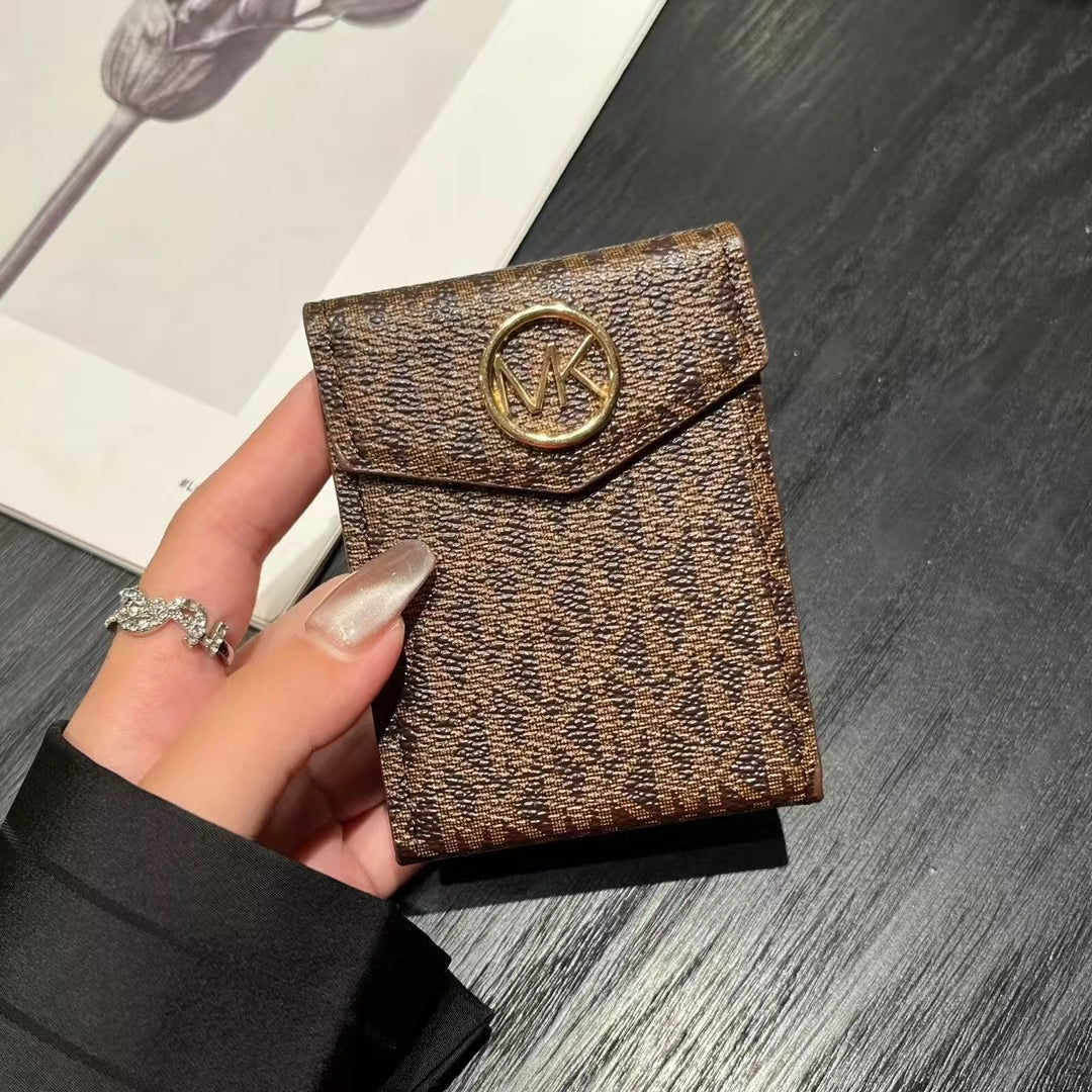 Luksus MK & CO-inspirert Monogram Card Holder lommebøker