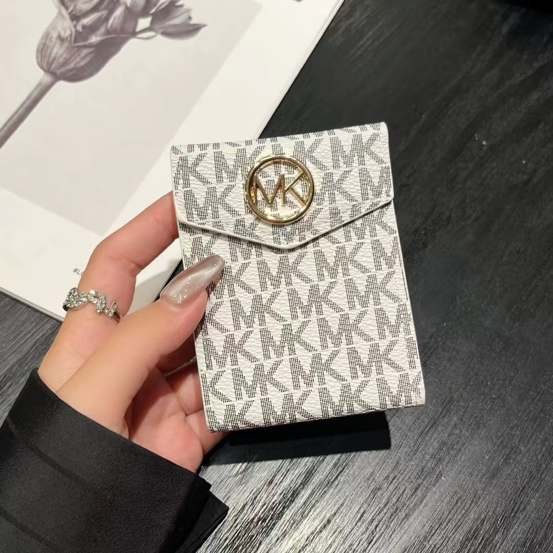 Luksus MK & CO-inspirert Monogram Card Holder lommebøker