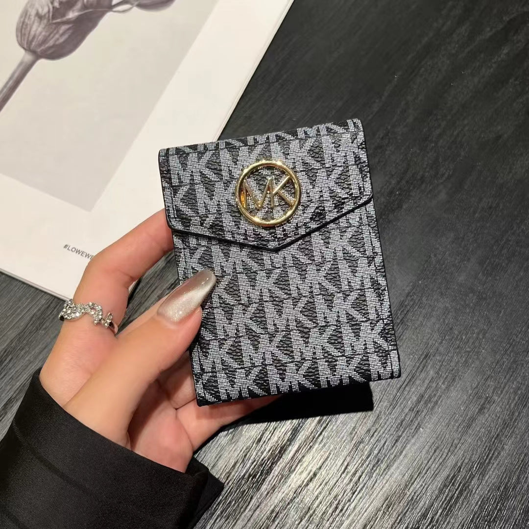 Luksus MK & CO-inspirert Monogram Card Holder lommebøker