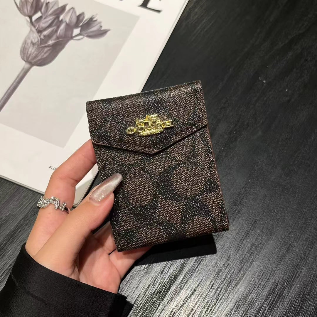 Luksus MK & CO-inspirert Monogram Card Holder lommebøker