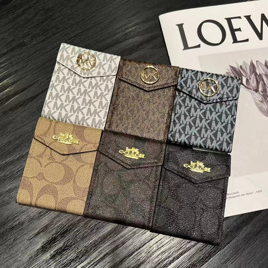 Luxury MK & CO -Inspired Monogram Card Pollets Holder