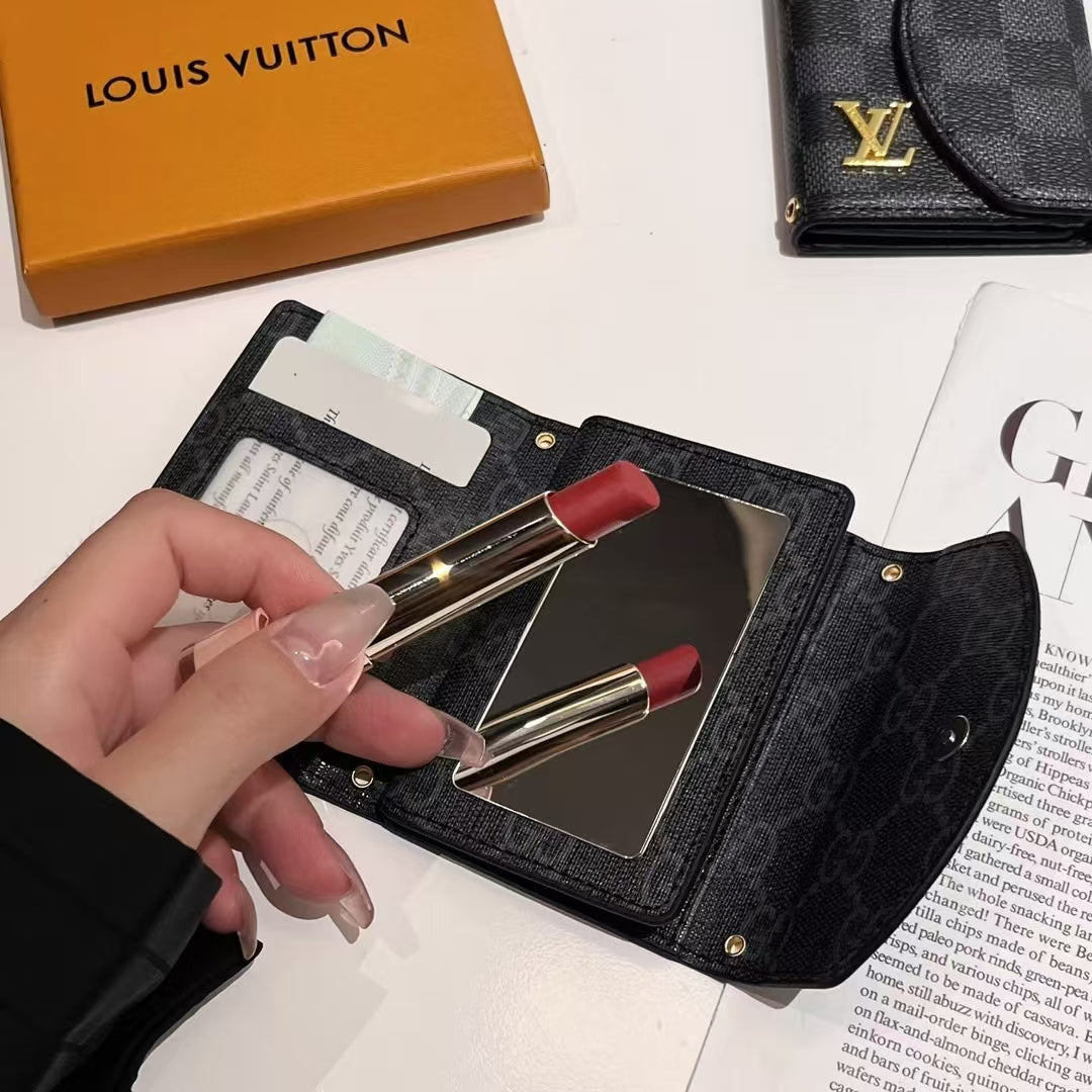 Πολυτελής συλλογή  & -Inspired Monogram Compact Wallet Collection