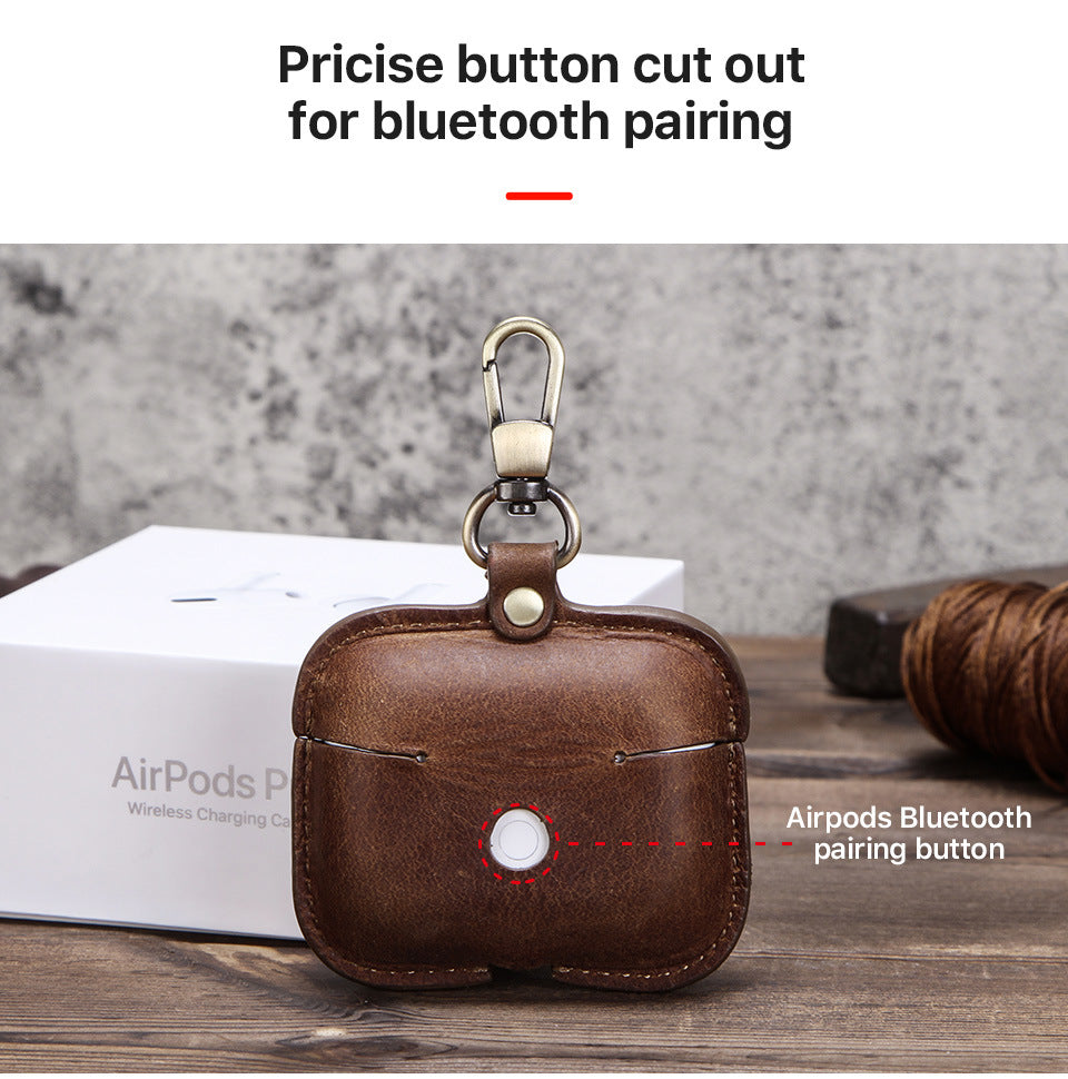 Γνήσια δερμάτινη θήκη AirPods Pro