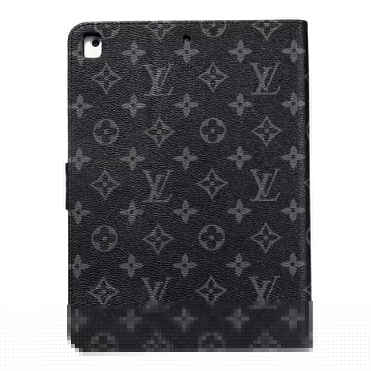 Tyylikäs Monogrammi Canvas Flip Cover Apple iPad suojaava nahkakotelo