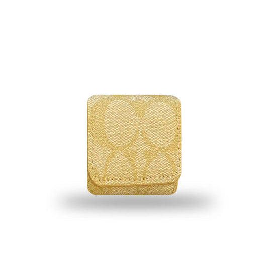 Estuches Luxury Coach para AirPods Café-YH240425