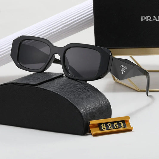 Gafas de sol unisex retro poligonales 8251
