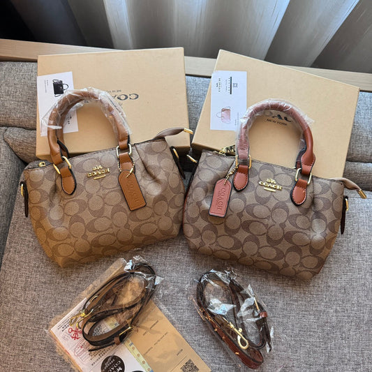 Diseñado a la perfección: bolso de mano de cuero con un toque de lujo