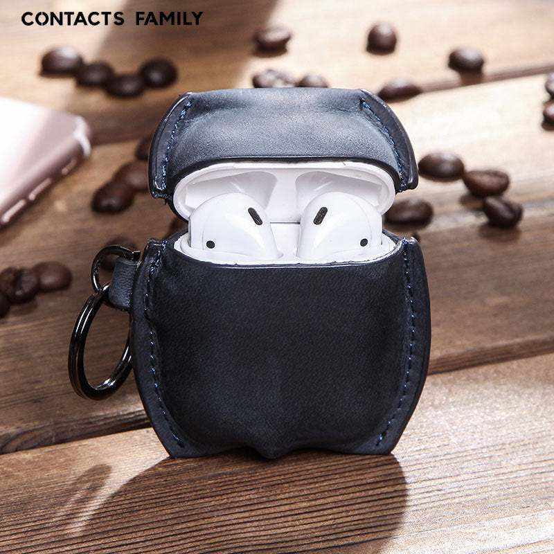 Funda AirPods 1/2 de cuero genuino