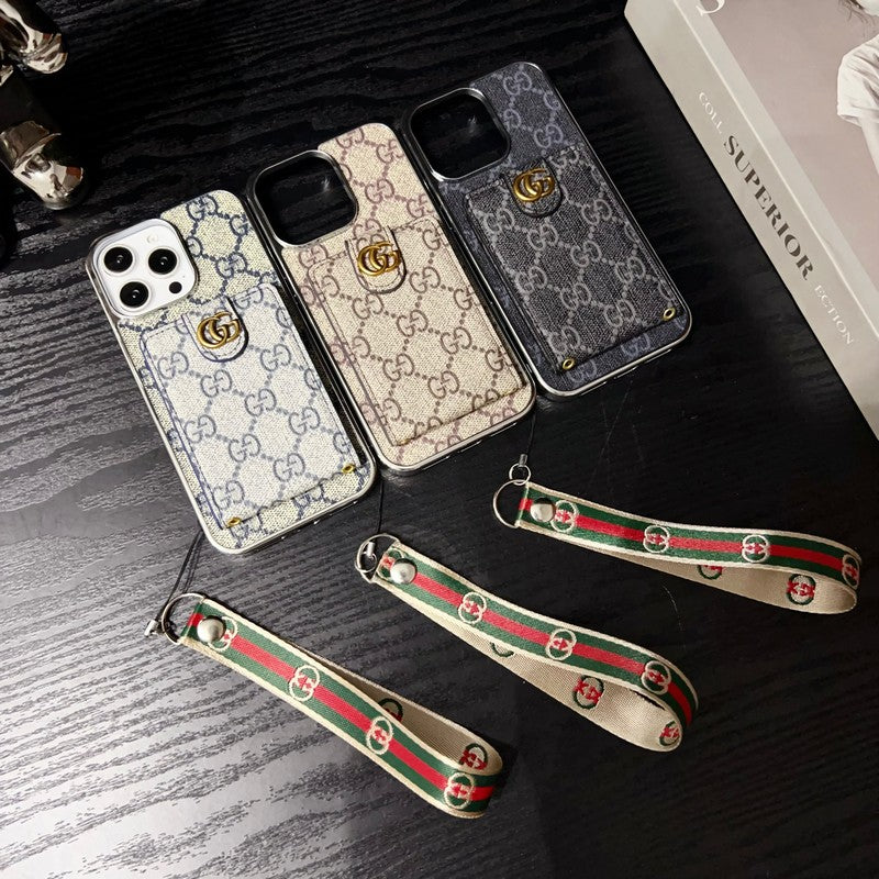 Premium θήκη για iPhone με αλυσίδα χειρός