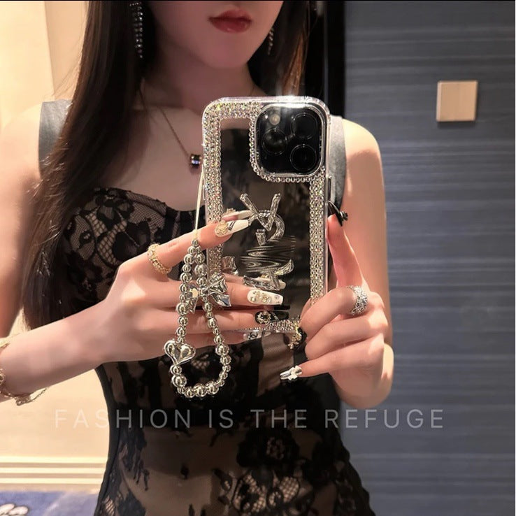 Glamorous Beauty Mirror iPhone-hoesje – Make-up & Stijl voor onderweg!