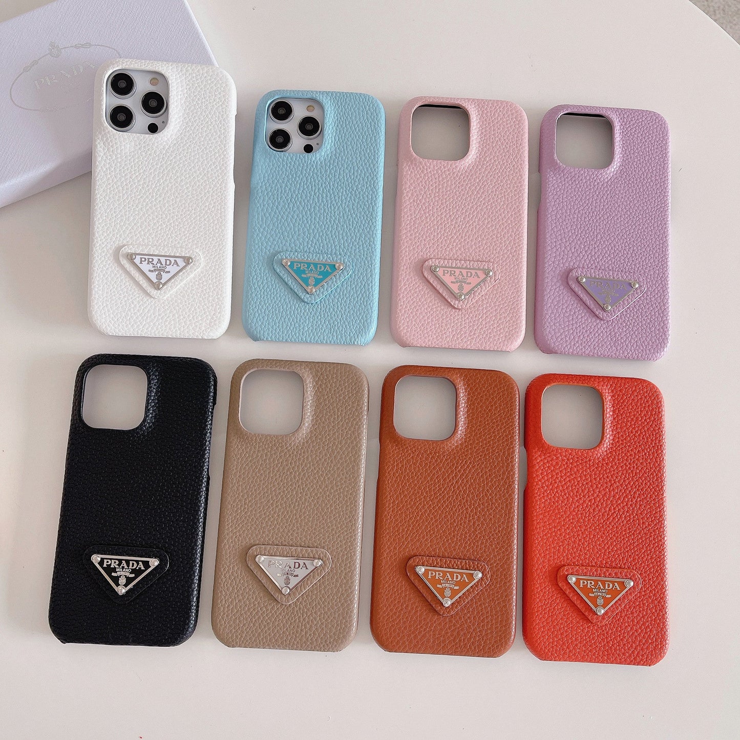 Funda de cuero de lujo para iPhone