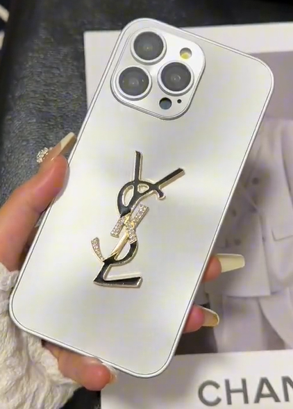 Κομψή θήκη Letter Shine x Mono για iPhone με αλυσίδα