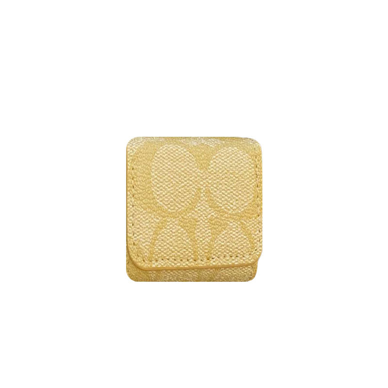Luxury Coach AirPods deksler Mørkebrun-YH240425