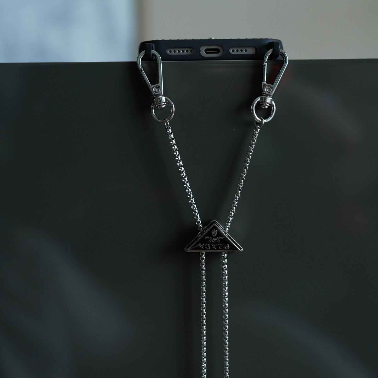 Luksus Diamond Crossbody iPhone-deksel