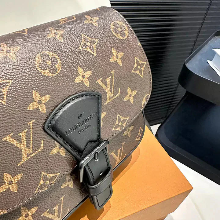 Bolsa de luxo com padrão de monograma de couro de alta qualidade