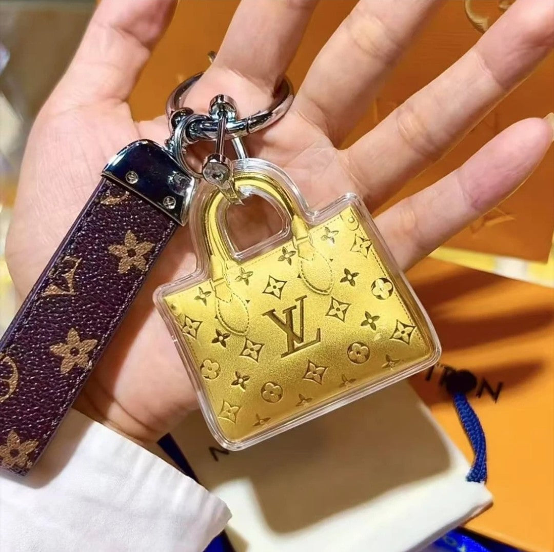 Nøkkelring Gold Mini Bag